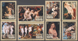 Manama 1971, Art, Rubens, Nude, 8val - Rubens