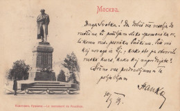 Moscow - Monument Pushkin 1899 - Rusland