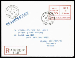 O N°6, SAINT NAZAIRE: Entier Postal 4f 50 Rouge Obl LA TURBALLE à Destination De Saint Nazaire, TTB (certificat)  Qualit - Libération