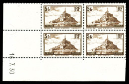 ** N°260a, 5F Mont St Michel: Type I Daté Du 16.7.30. TB  Qualité: **  Cote: 250 Euros - 1930-1939