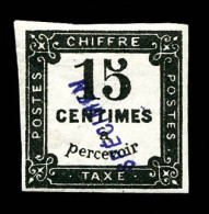 * N°4, 15c Noir Surchargé 'SPECIMEN'. SUP . R.R. (signé Scheller/certificats)  Qualité: * - 1859-1959 Nuovi