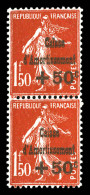 ** N°277a, C De Caisse Au Dessus Du Premier 't' D'amortissement Tenant à Normal, TTB (certificat)  Qualité: **  Cote: 63 - Unused Stamps