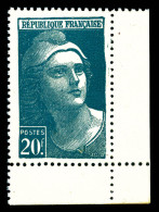 ** N°730a, 20F Gandon: Faux De Turin Cdf. TB  Qualité: **  Cote: 200 Euros - Unused Stamps