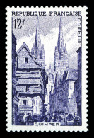** N°979a, Quimper, Violet Unicolore. TB  Qualité: **  Cote: 130 Euros - Unused Stamps