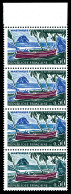 ** N°1644a, 50c Martinique: Bleu Omis Tenant à Normaux En Bande De 4. TB  Qualité: **  Cote: 230 Euros - Unused Stamps