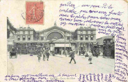 75 - Paris - Gare De L'Est - Animée - Correspondance - CPA - Oblitération Ronde De 1905 - Voir Scans Recto-Verso - Metro, Estaciones