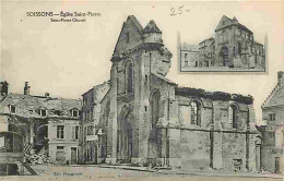 02 - Soissons - Eglise Saint Pierre - Ruines - Carte Neuve - CPA - Voir Scans Recto-Verso - Soissons