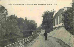 95 - L'Isle D'Adam - Nouveau Quai Du Bras Du Moulin - Animé - CPA - Voir Scans Recto-Verso - L'Isle Adam