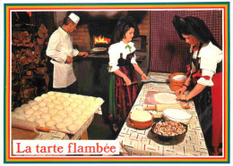 Recettes De Cuisine - Tarte Flambée - Gastronomie - CPM - Voir Scans Recto-Verso - Recettes (cuisine)