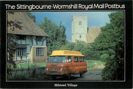 Automobiles - Royaume-Uni - Royal Mail Postcard - The Sittingbourne Wormshill Royal Mail Postbus - Milstead Village - Fi - Voitures De Tourisme