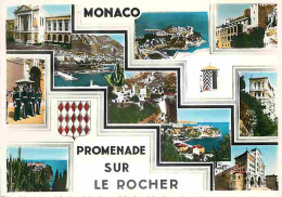 Monaco - Multivues - Blasons - Carte Neuve - CPM - Voir Scans Recto-Verso - Mehransichten, Panoramakarten