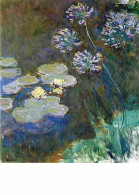 Art - Peinture - Claude Monet - Nymphéas Et Agapanthes - CPM - Voir Scans Recto-Verso - Peintures & Tableaux