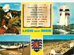 14 - Lion Sur Mer - Multivues - Blasons - Folklore - Régates - CPM - Voir Scans Recto-Verso - Other & Unclassified