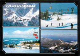01 - Le Col De La Faucille - Multivues - Hiver - Neige - Téléphérique - Hiver - Neige - CPM - Voir Scans Recto-Verso - Zonder Classificatie