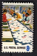 259911577 1973 SCOTT 1491 (XX) POSTFRIS MINT NEVER HINGED - POSTAL SERVICES - LETTER FACING ON CONVEYOR BELT - Other & Unclassified