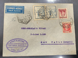 AÑO 1936. SEVILLA/ SAO PAULO (BRASIL) - Covers & Documents