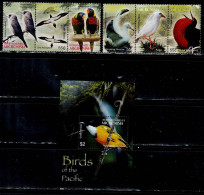 MICRONESIA 2004 BIRDS MI No 1587-92 + BLOCK 145 MNH VF!! - Autres & Non Classés