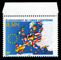 ** N°3666, 0.50€ Elargissement De L'U.E, Légende 'la Poste 2004' Absente, Bdf. TTB (certificat)  Qualité: **  Cote: 1000 - Ungebraucht