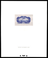 (*) N°15, Burelé, 50F Outremer En épreuve De Luxe Provenant De L'institut De Gravure. SUP. R.R. (certificat)  Qualité: ( - Luxusentwürfe