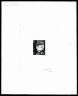 (*) N°523, Pétain 4f50, épreuve D'artiste En Noir Signée Gandon, TTB (certificat)  Qualité: (*) - Artistenproeven