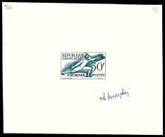 (*) N°962, Série JO D'Helsinski De 1952, épreuve D'artiste En Bleu, Signée. TB  Qualité: (*) - Artistenproeven