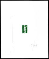 (*) N°2623, Briat 3f 20, épreuve D'artiste En Vert Signée Jumelet. R.R. (certificat)  Qualité: (*) - Artist Proofs