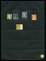 O 1849-1900: Entre Les N°1 Et 106 (sauf Bordeaux), Collection Par Multiples Dont Oblitérations, Variétés, Bandes, Blocs, - Colecciones Completas
