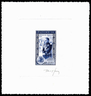 (*) N°49/50, Paire Prince Rainier III: Ensemble Comprenant Les Timbres Non Dentelés En Blocs De 4 + 3 épreuves De Luxe E - Airmail