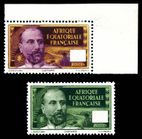 ** N°58b Et 60b: Les Deux Exemplaires Valeurs Omises. TTB. R. (certificat)  Qualité: **  Cote: 800 Euros - Unused Stamps