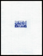 (*) N°4/10, Série Tchad Au Rhin En 7 épreuves D'Artiste En Bleu Outremer Sur Papier Filigrané (17x 21,5 Cm), R.R.R (cert - Nuevos