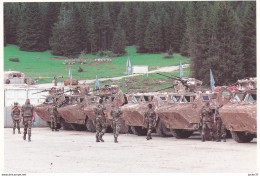 2 Cartes De Bosnie-Herzegovine, Sarajevo , Vab Prets Au Départ Secteur Monopoli, Camp Du BAT INF 4, Militaire - Bosnia Y Herzegovina