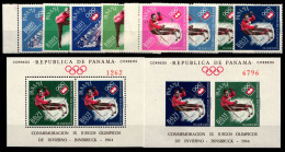 Panama 677-684 Und Block 14-15 Postfrisch #GD007 - Panamá