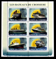 Komoren 1916 -1921 Postfrisch Block Schifffahrt #GJ920 - Isole Comore (1975-...)