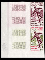 Wallis & Futuna 205 Postfrisch Farbproben Mit Druckdatum #GD113 - Andere & Zonder Classificatie