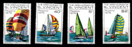 St. Vincent Grenadinen 165-168 Postfrisch Schifffahrt #GA668 - St.Vincent & Grenadines