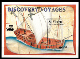 St. Vincent Block 170 Mit 1735 Postfrisch Schifffahrt #GN022 - St.Vincent & Grenadines