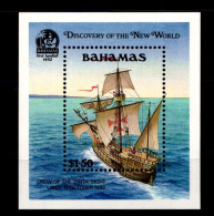 Bahamas Block 64 Mit 756 Postfrisch Schifffahrt #GN024 - Bahamas (1973-...)