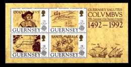 Großbritannien Guernsey Block 8 Mit 549-552 Postfrisch Schifffahrt #GJ996 - Guernsey