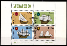 Portugal Block 31 Mit 1504x-1507x Gestempelt Schifffahrt #GA588 - Andere & Zonder Classificatie