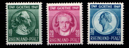 Fr. Zone Rheinland-Pfalz 46-48 Postfrisch #GF761 - Rhénanie-Palatinat