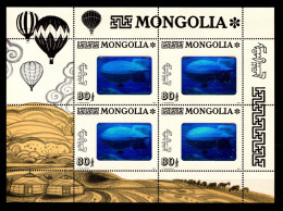 Mongolei 2482 Postfrisch Kleinbogen Luftfahrt #GO702 - Mongolei