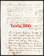 Fábrica Do Cavaco * Gaia * Carta De 1858 Manuscrita E Assinada Por Casimir Pierre - Manoscritti