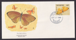 Tanzania Tansania Ostafrika Fauna Vögel Punktrand Schmetterling Schöner Künstler Brief - Tanzanie (1964-...)