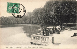 FRANCE - Fontainebleau - Vue Sur L'Etang Aux Carpes - L L - Vue Générale - Animé - Carte Postale Ancienne - Fontainebleau