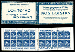 ** Carnets N°47-C2, Série 119, NOS LOISIRS Et GUYOT. SUP  Qualité: ** - Unused Stamps