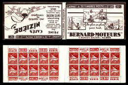 ** Carnets N°79A-C5, Série ALGERIE-A, CAFES NIZIERE Et BERNARD MOTEUR. SUP (certificat)  Qualité: ** - Unused Stamps