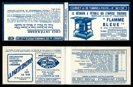 (*) Carnets N°79AC-7, Série ALGERIE 'E', EU Et FLAMME BLEUE, Couverture Seule, Rare. TB  Qualité: (*) - Unused Stamps