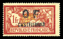 * N°42, 1F Lie De Vin Et Olive. SUP. R.R. (signé Champion/Certificat)  Qualité: *  Cote: 1200 Euros - Unused Stamps