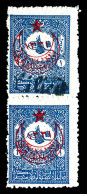 * N°46g, 1 Pi Bleu: Sans Cilicie ** Tenant à Normal. TTB  Qualité: *  Cote: 250 Euros - Unused Stamps