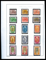 (*) N°27 à 41, Série De 1900: Les 15 Valeurs En Essais Sur Carton Dans La Couleur. TTB (certificat)  Qualité: (*)  Cote: - Unused Stamps